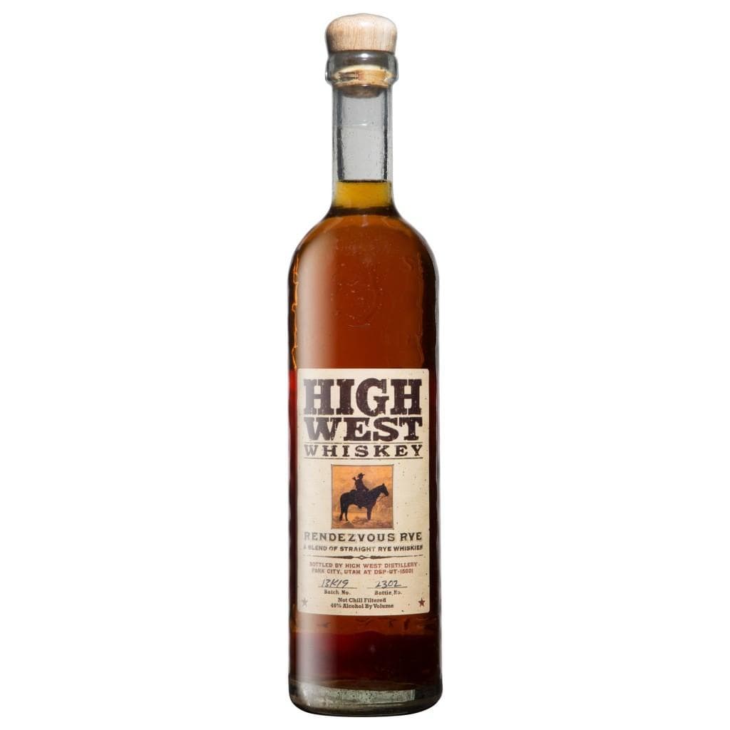PERSONALISED HIGH WEST RENDEVOUS RYE WHISKEY 46% 700ML