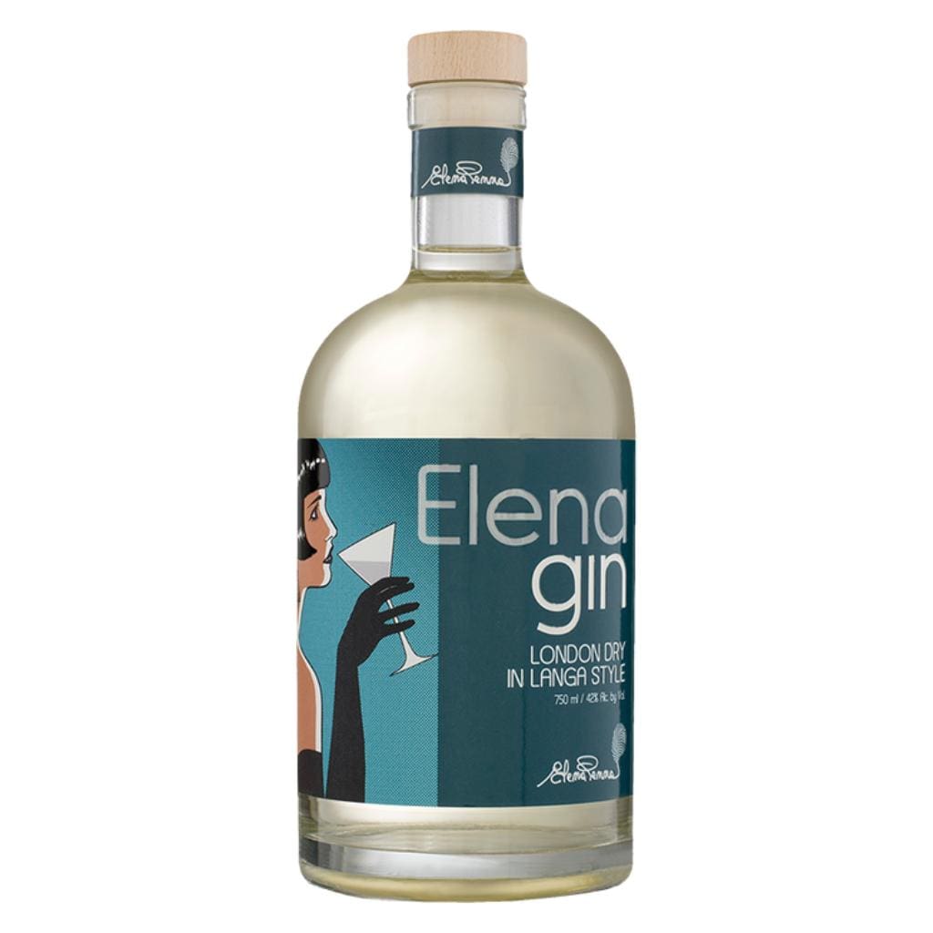 Personalised Langa Liquori Elena Gin 42% 700ml