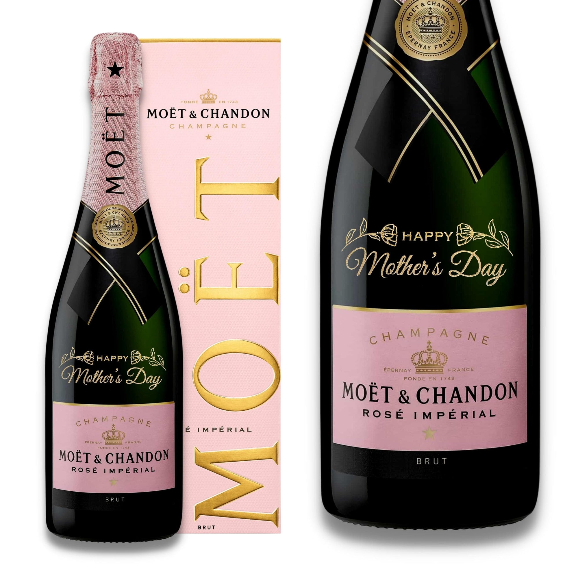 Mother's Day Edition Moet & Chandon ROSE  Champagne NV 750ml - Gift Boxed