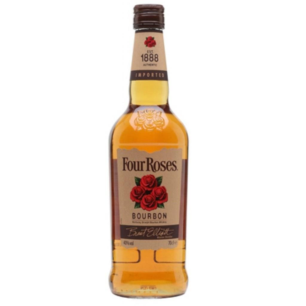 PERSONALISED FOUR ROSES ORIGINAL YELLOW LABEL BOURBON WHISKY 1LT