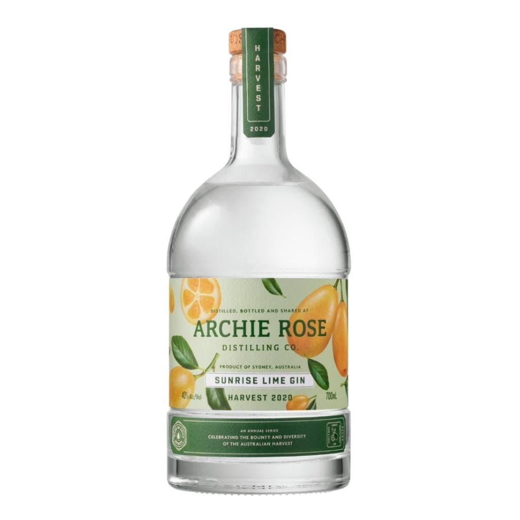 PERSONALISED ARCHIE ROSE HARVEST 2020 SUNRISE LIME GIN 40% 700ML