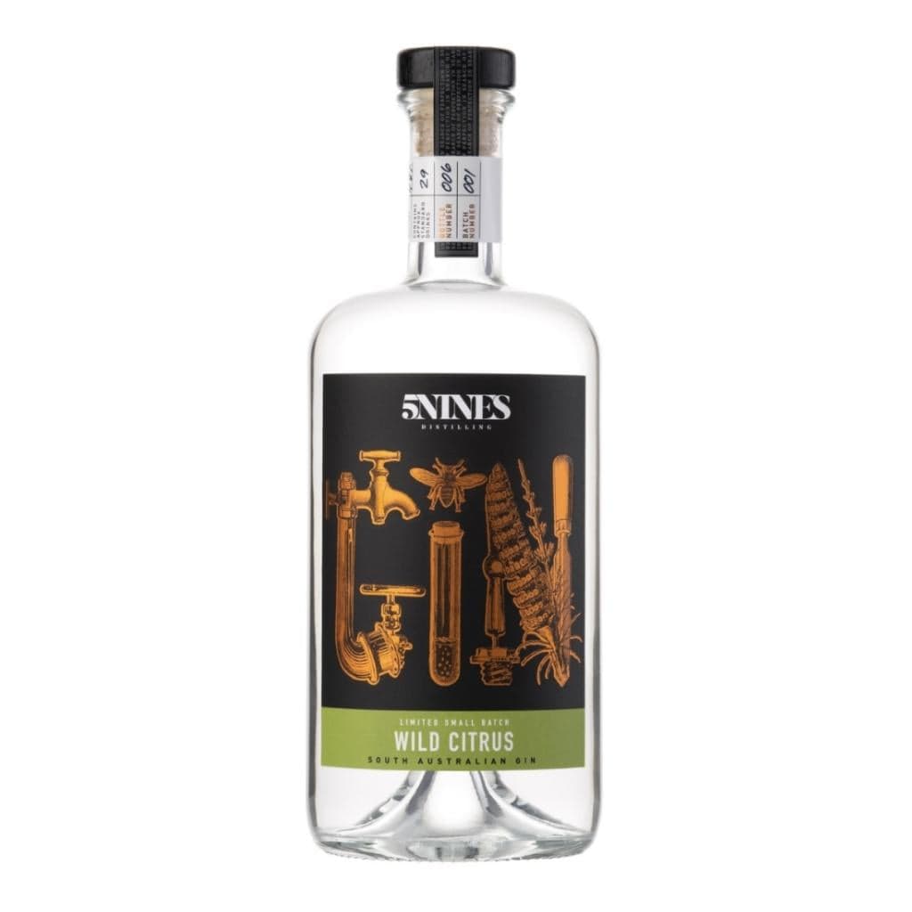 PERSONALISED 5 NINES WILD CITRUS GIN 750ML