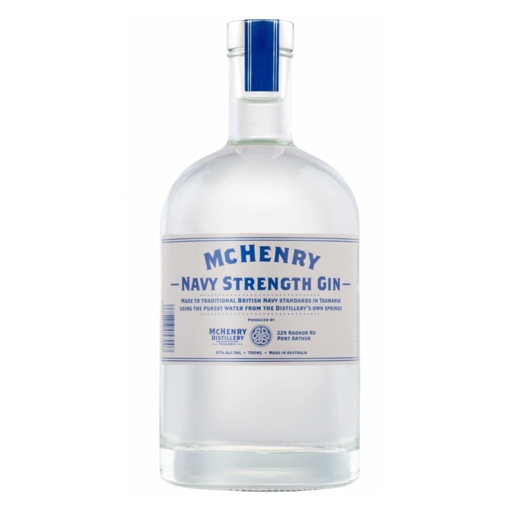 PERSONALISED  MCHENRY DISTILLERY NAVY STRENGTH GIN 700ML