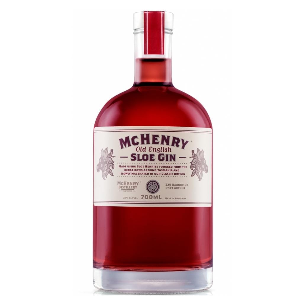 PERSONALISED MCHENRY DISTILLERY OLD ENGLISH SLOE GIN 700ML