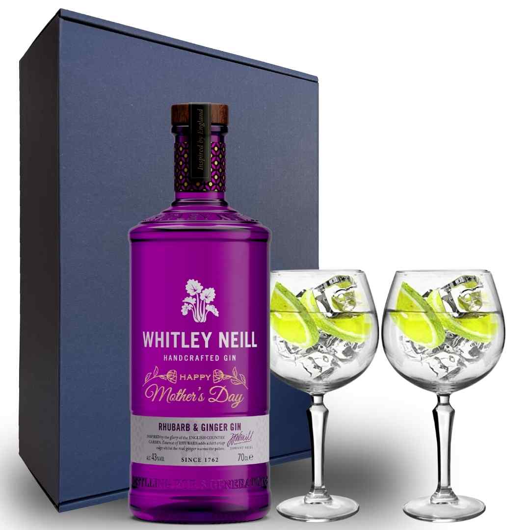 Mother&#39;s Day Whitley Neill Ginger and Rhubarb Gin Hamper Box