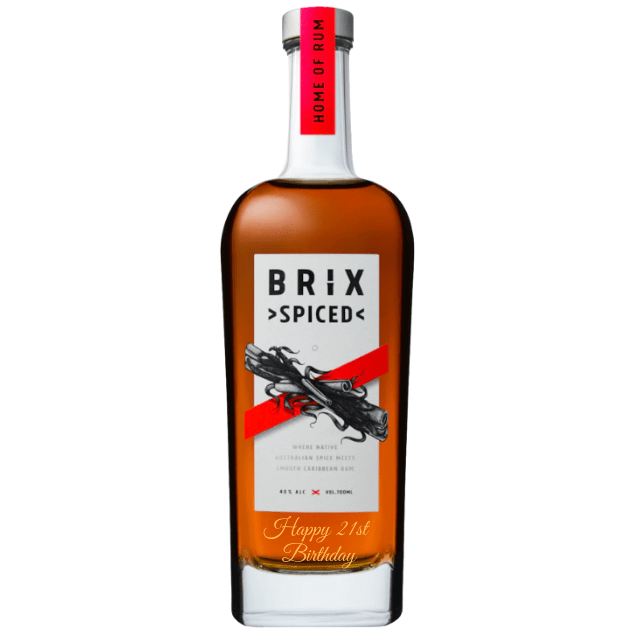 Personalised Brix Spiced Rum 700ml