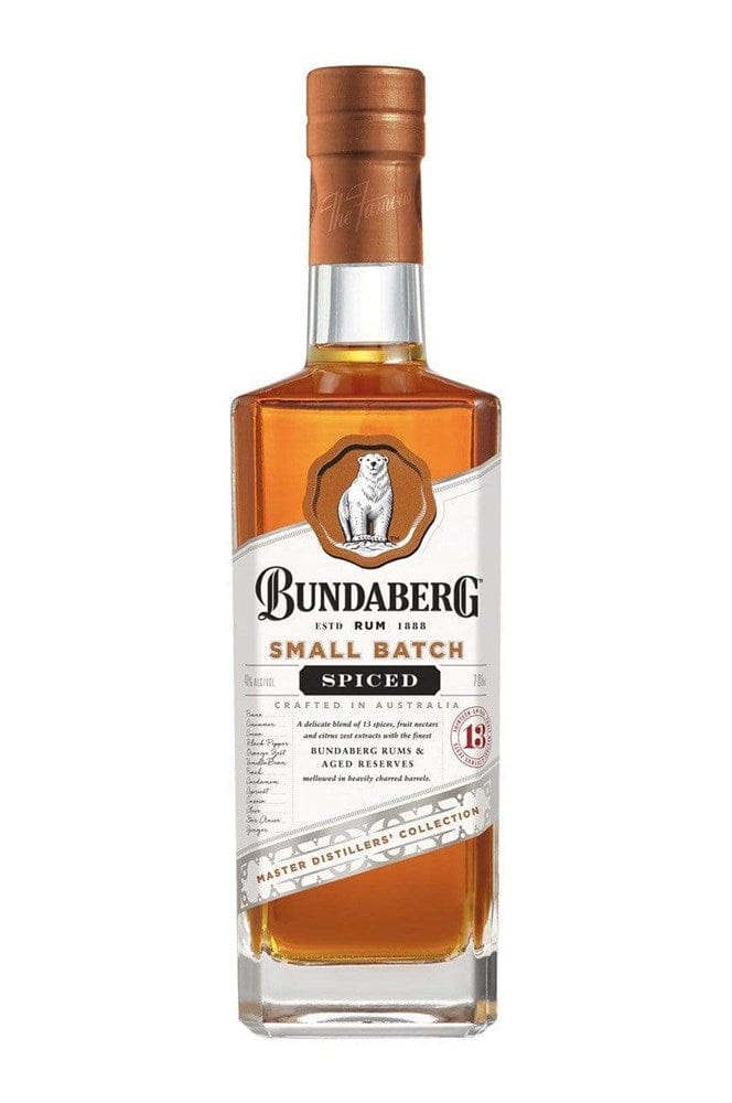 Personalised Bundaberg MDC Small Batch Spiced Rum 700ml 40%ABV