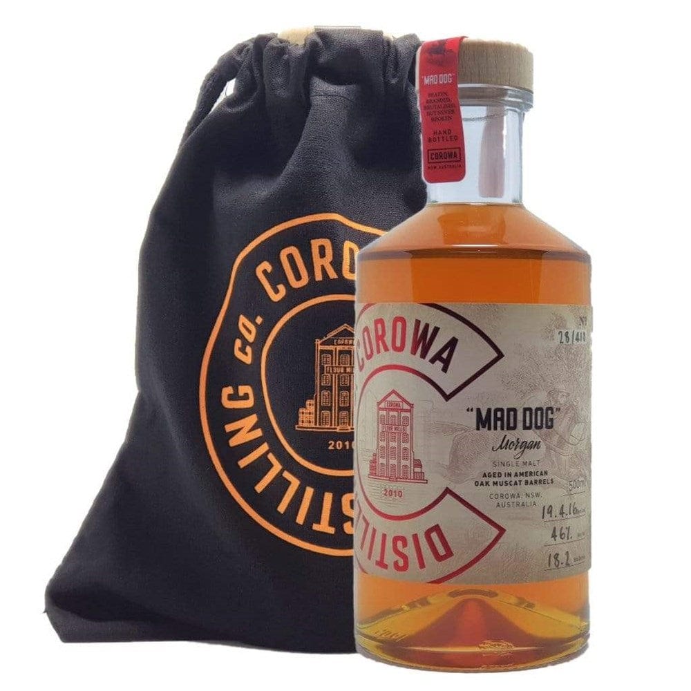 Personalised Corowa The &quot;Mad Dog&quot; Morgan 46% 500 ml