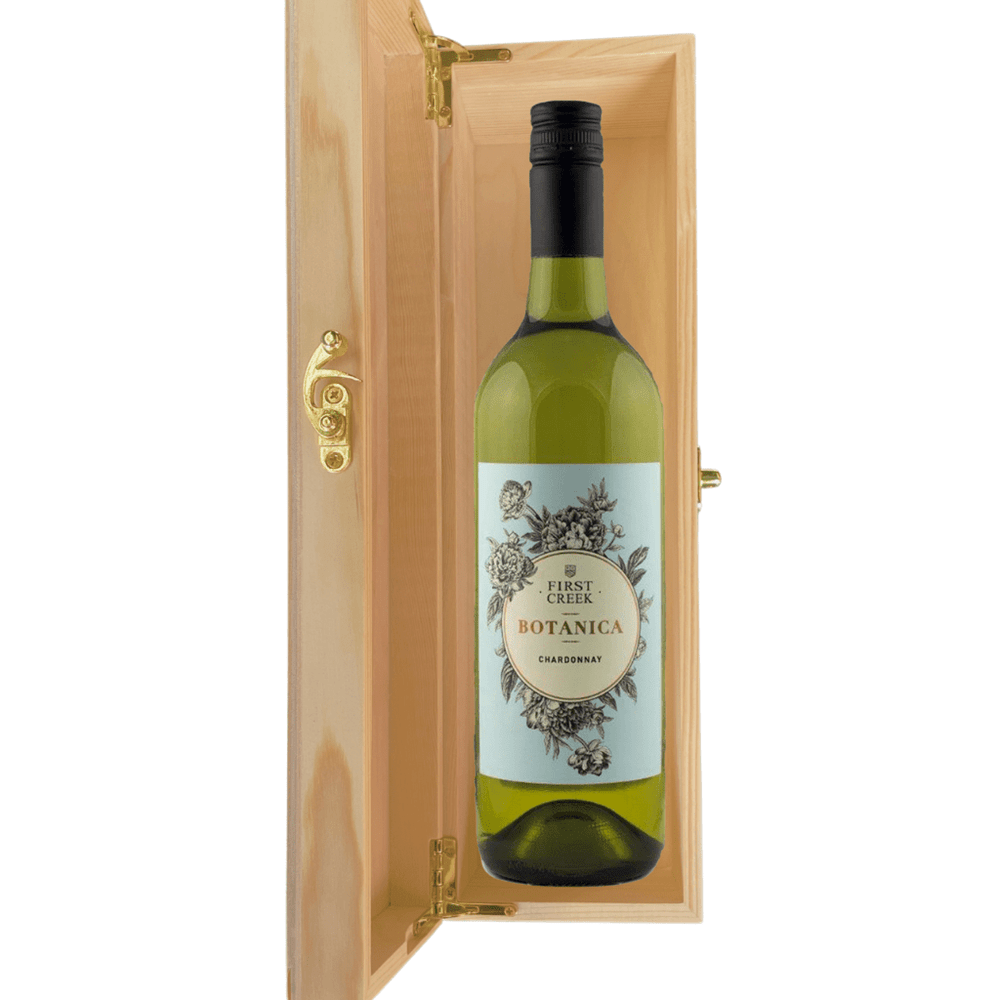 Personalised First Creek Botanica Chardonnay  13.2% 750ml Gift Boxed