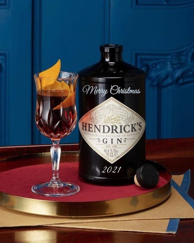 Personalised Hendrick&#39;s Gin 1L 41.4% ABV