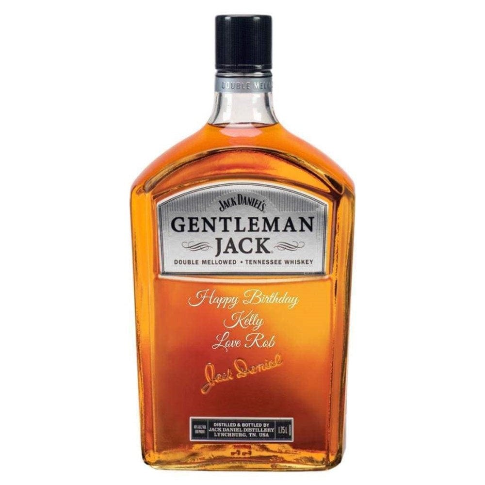 Personalised Jack Daniel's Gentleman Jack Bottle 40% 1750ml: