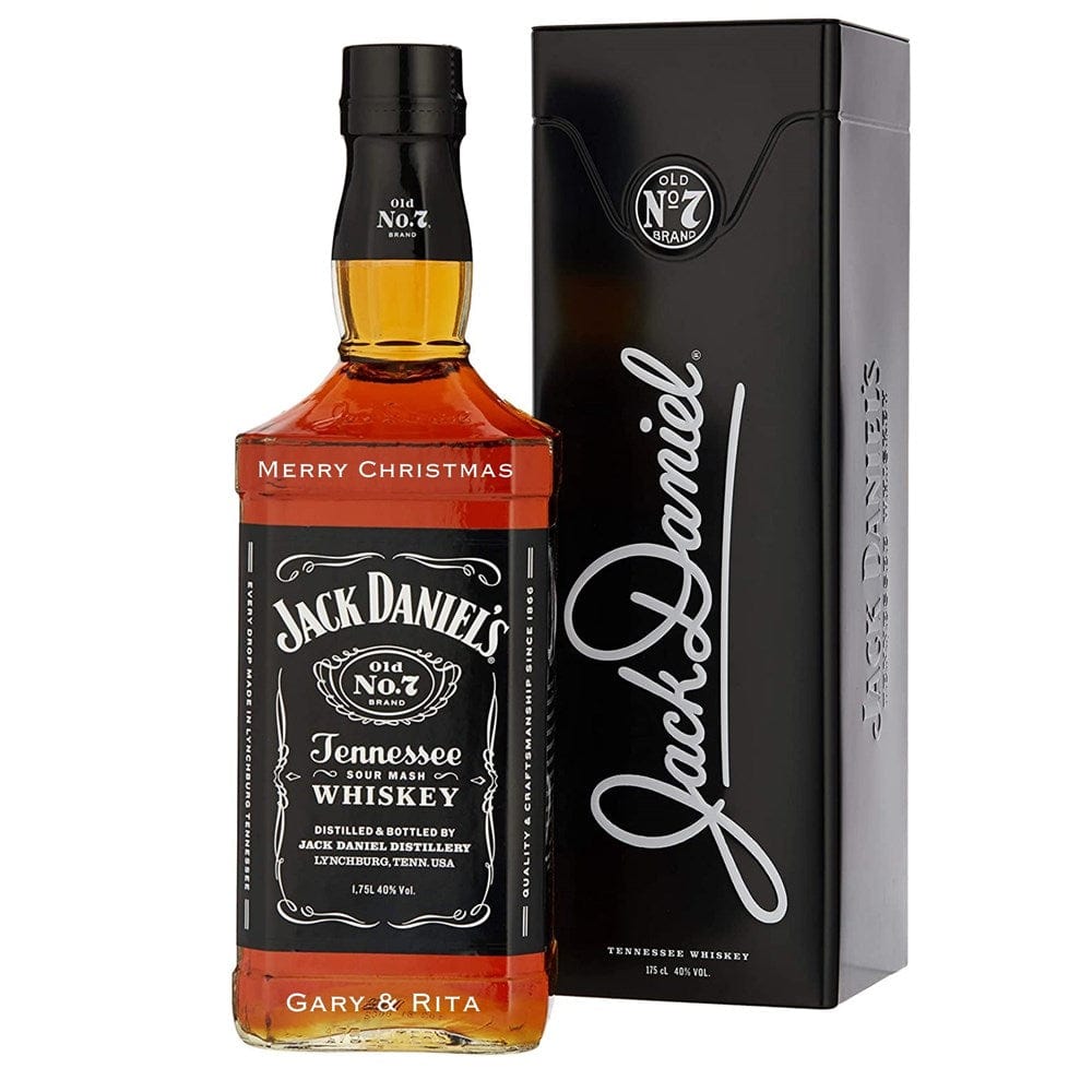 Personalised Jack Daniels Gift Tin 1750ml