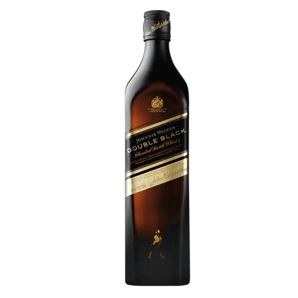 Personalised Johnnie Walker Double Black Scotch Whiskey 700ml.