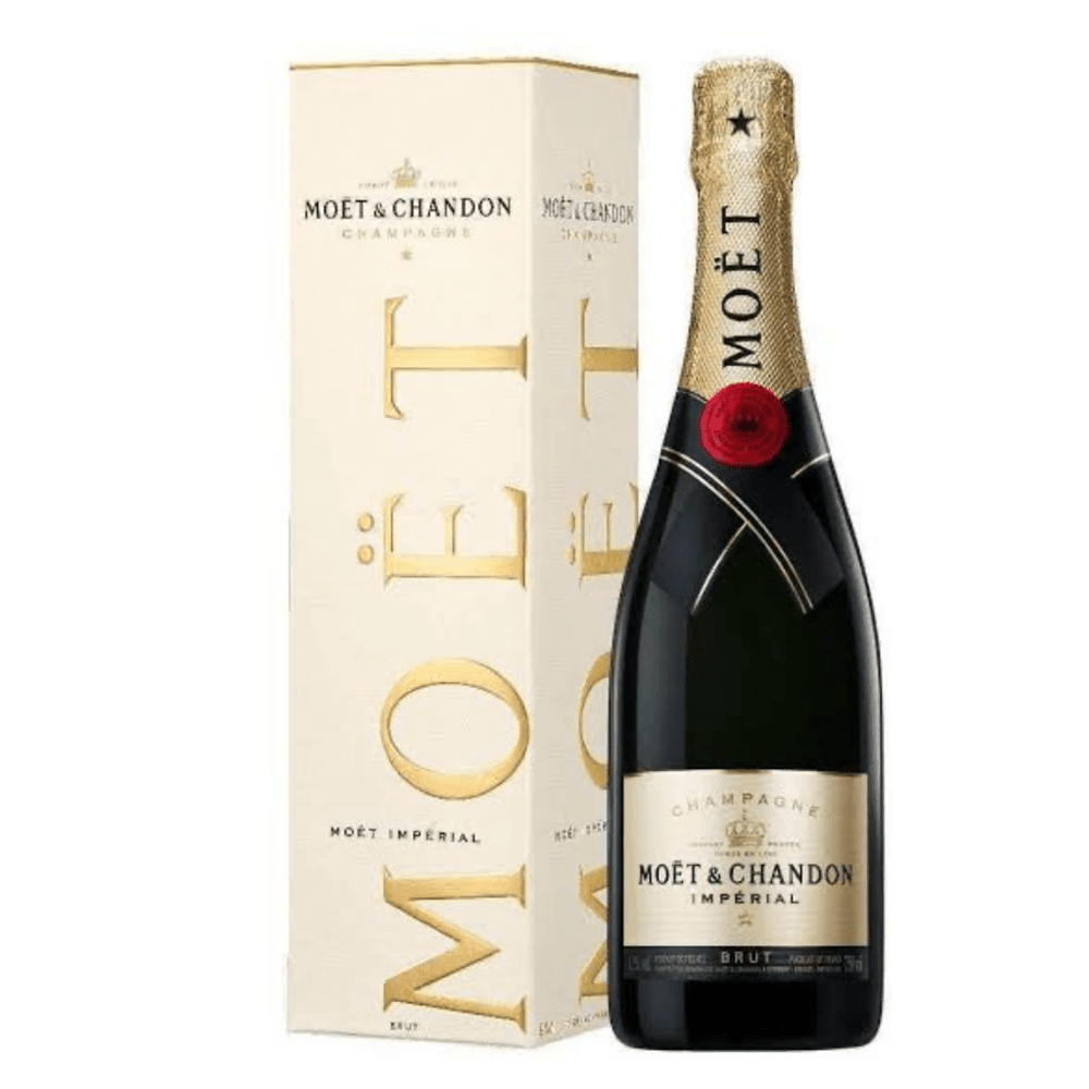 Personalised Moet &amp; Chandon Gift Hamper Pack - Box includes Presentation Stand and 2 Fine Crystal Champagne Flutes