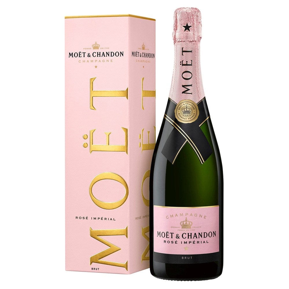 Personalised Moet & Chandon Rose Imperial Champagne 750ml: