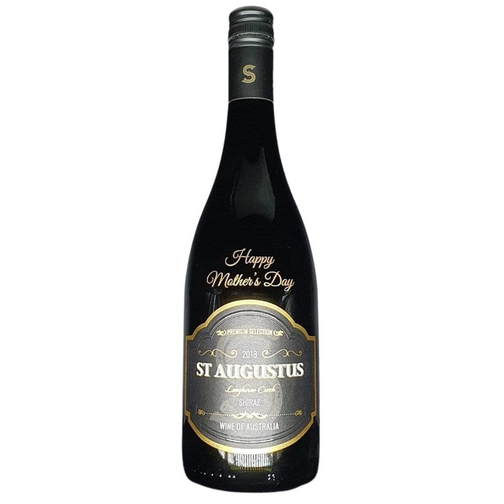 Personalised Mother&#39;s Day St Augustus Shiraz 750ml
