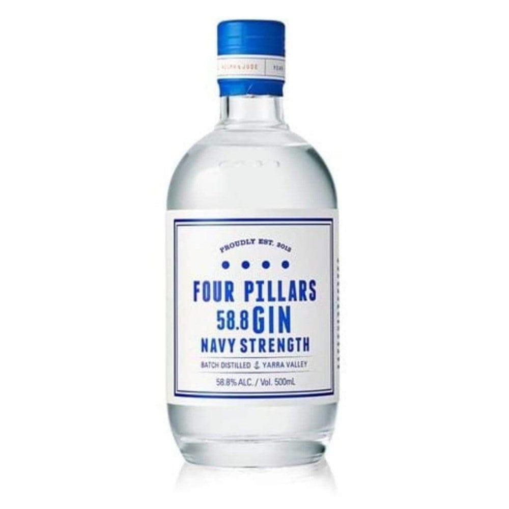 Personalised Four Pillars Navy Strength Gin 58.8% 700ml