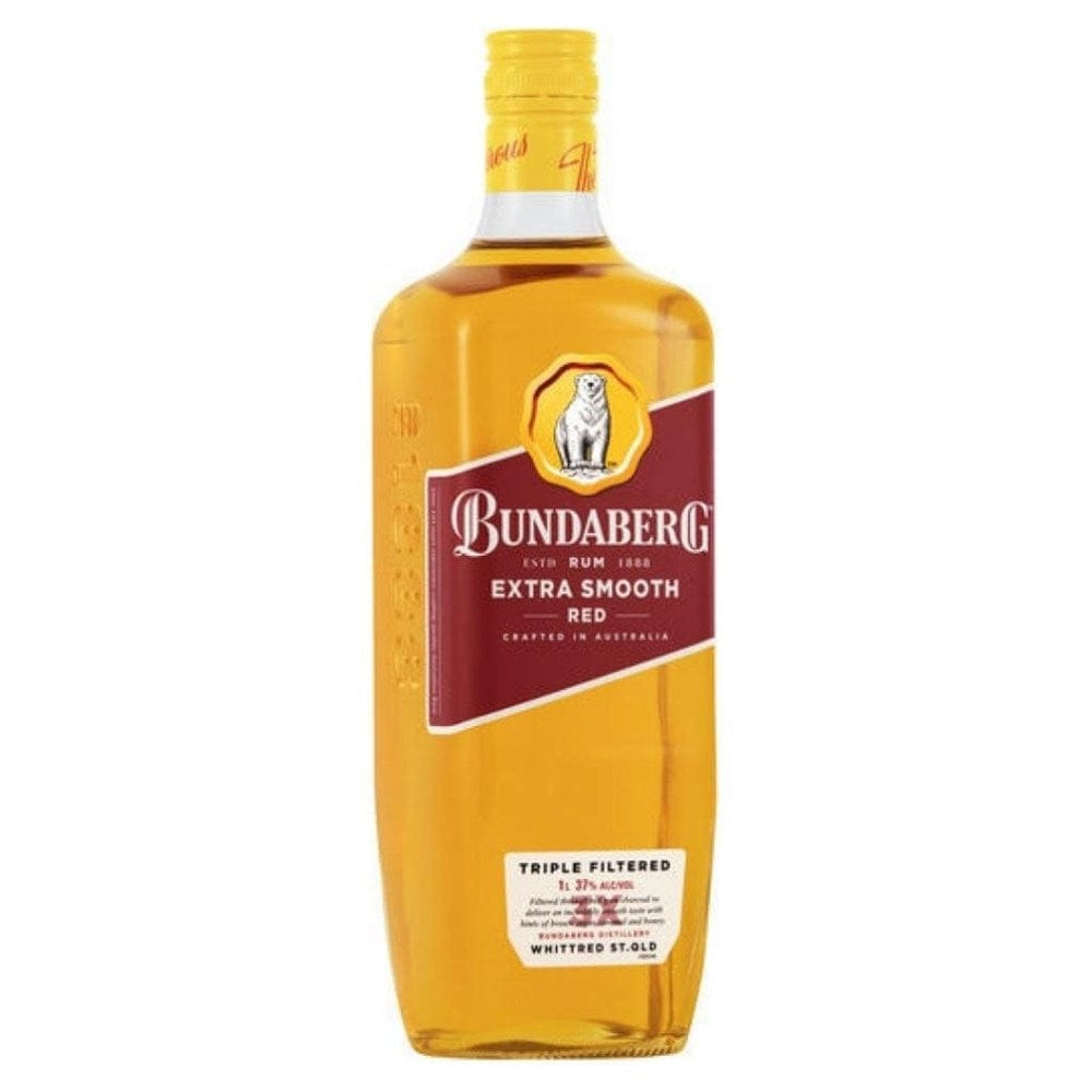 PERSONALISED BUNDABERG RUM RED 1LT