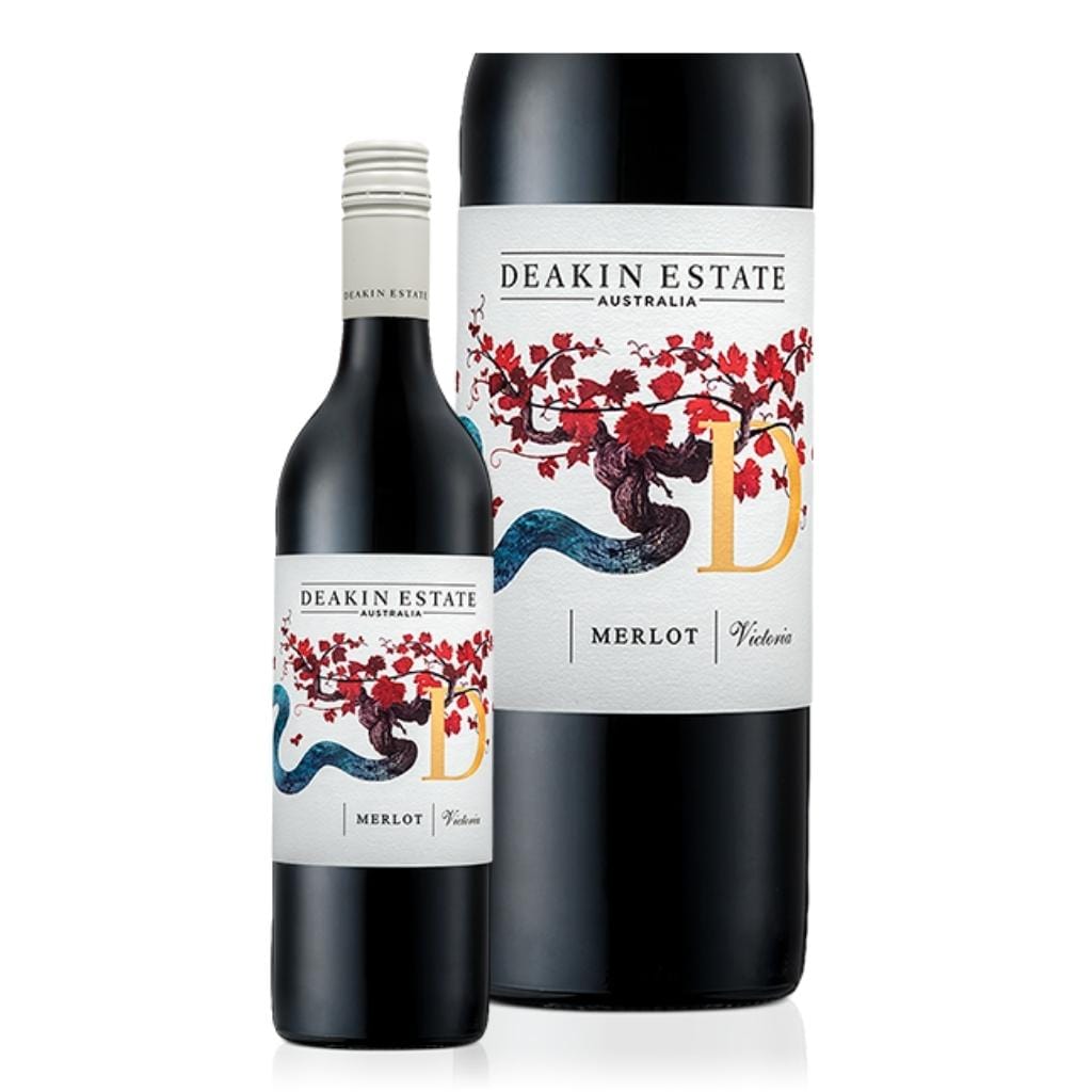 Personalised Deakin Estate Merlot 13.5% 750ml
