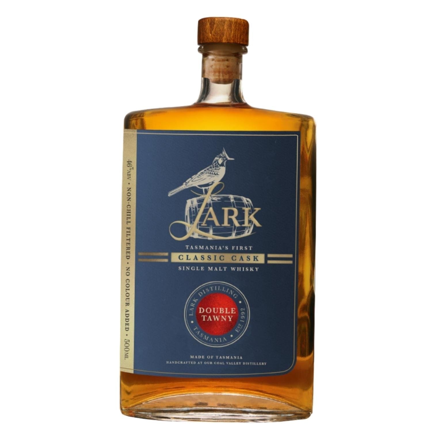 Personalised Lark Distillery Double Tawny Whisky 46% 500ml