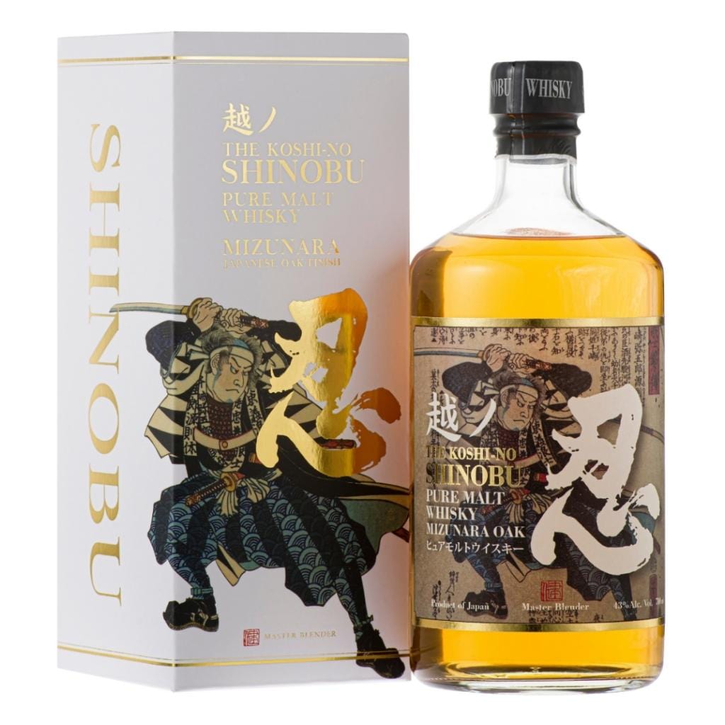 PERSONALISED THE SHINOBU KOSHI-NO PURE MALT MIZUNARA OAK 700ML