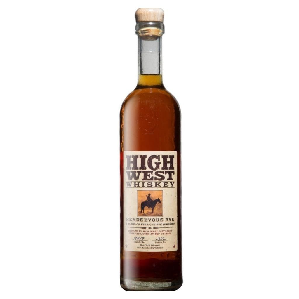 PERSONALISED HIGH WEST RENDEVOUS RYE WHISKEY 700ML
