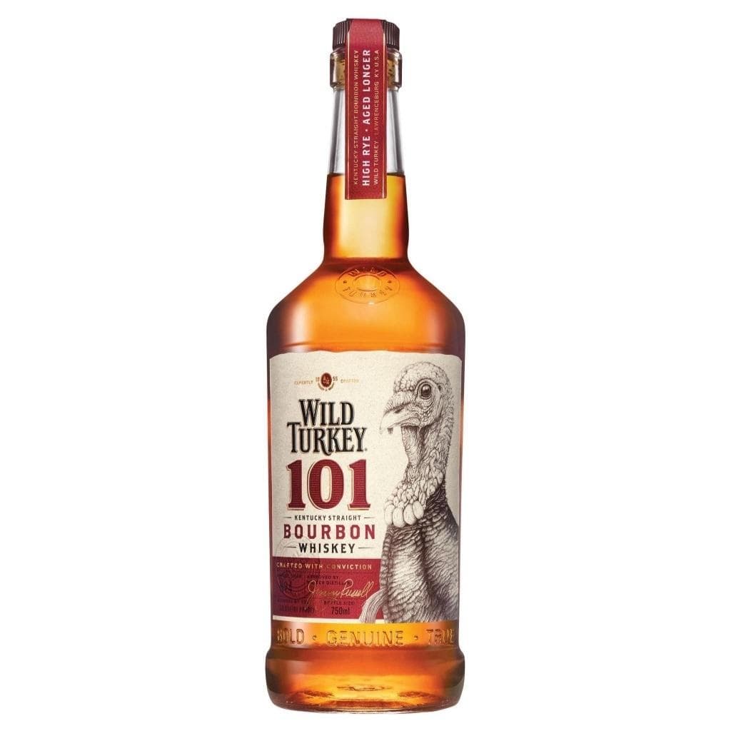 PERSONALISED WILD TURKEY 101 8 YEAR OLD BOURBON RED 700ML