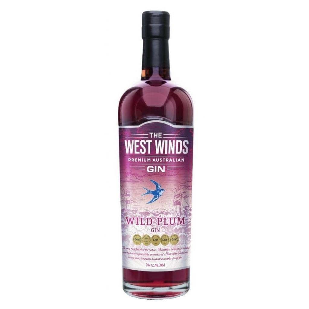 PERSONALISED THE WEST WINDS GIN WILD PLUM 700ML