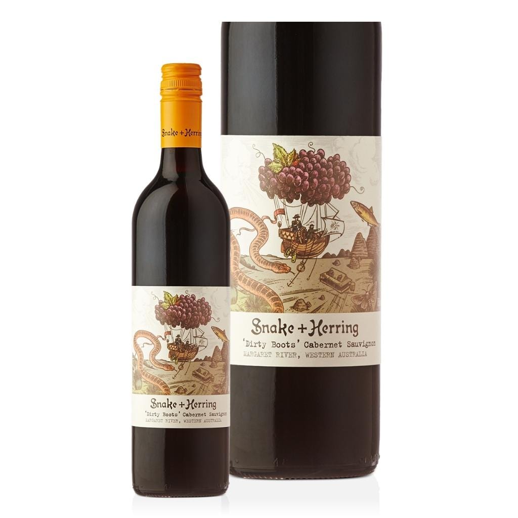 Personalised Snake + Herring Dirty Boots Cabernet Sauvignon 2020 14% 750ml