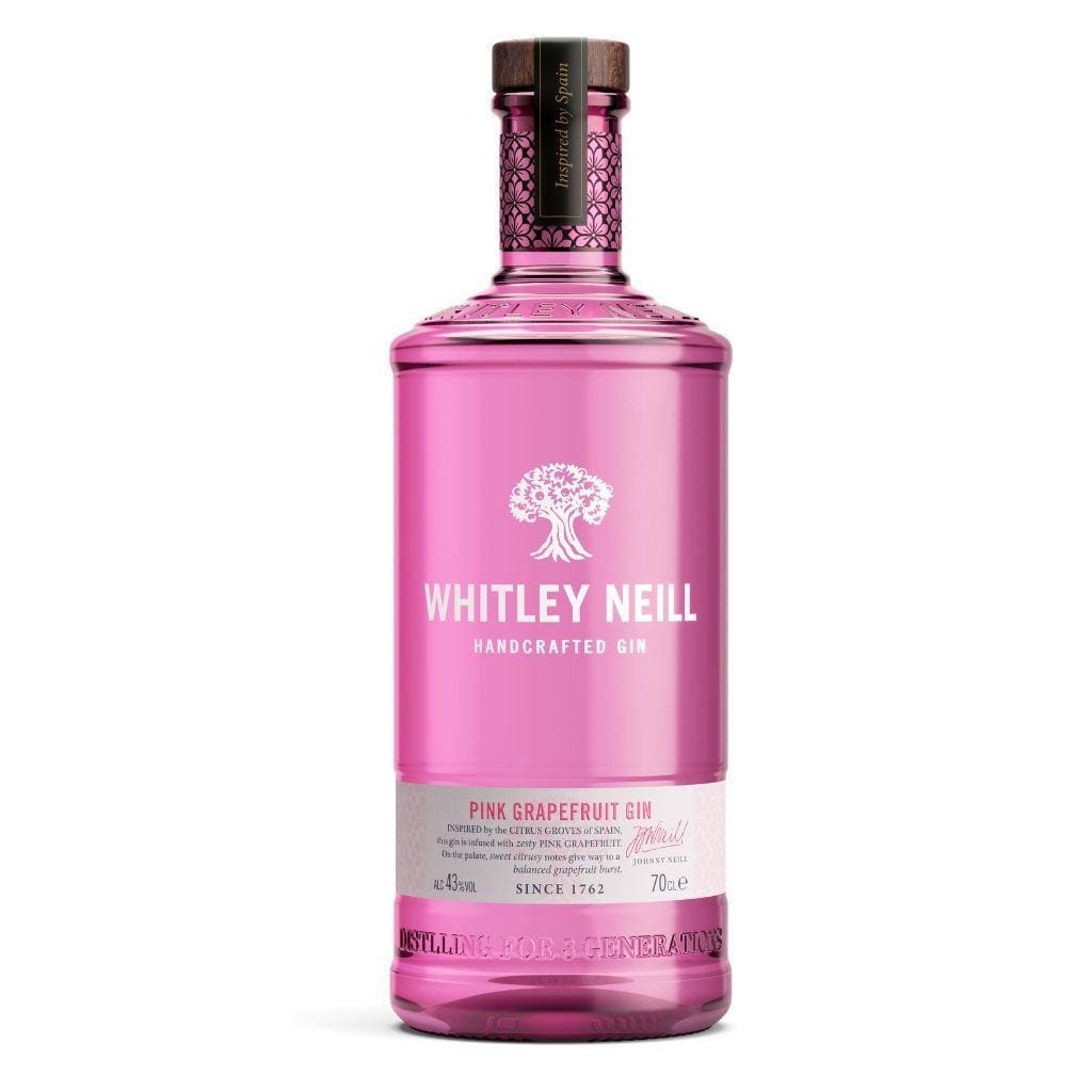 Personalised Whitley Neill Pink Grapefruit Gin 43% 700ml
