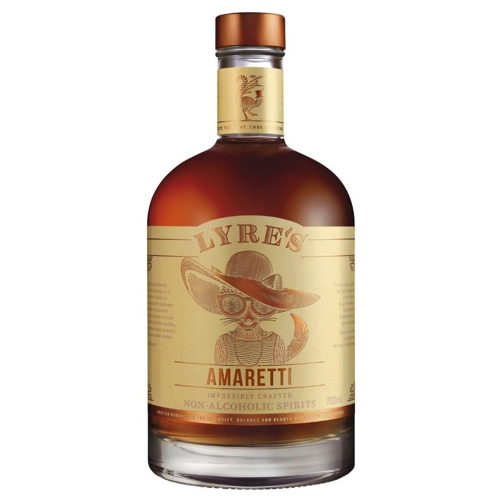 Personalised Lyre's Amaretti Non Alcoholic Spirit 700ml