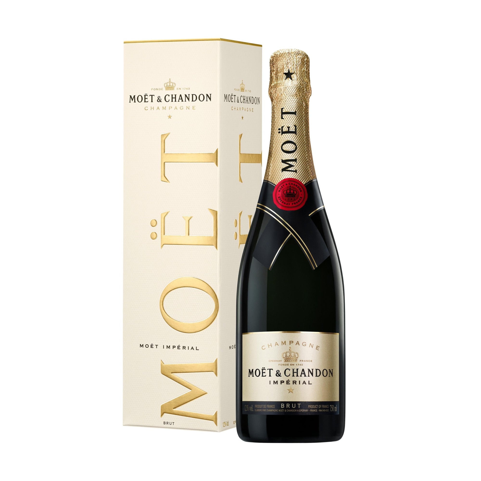 Personalised Moet & Chandon Brut Imperial Champagne NV 750ml - Gift Boxed