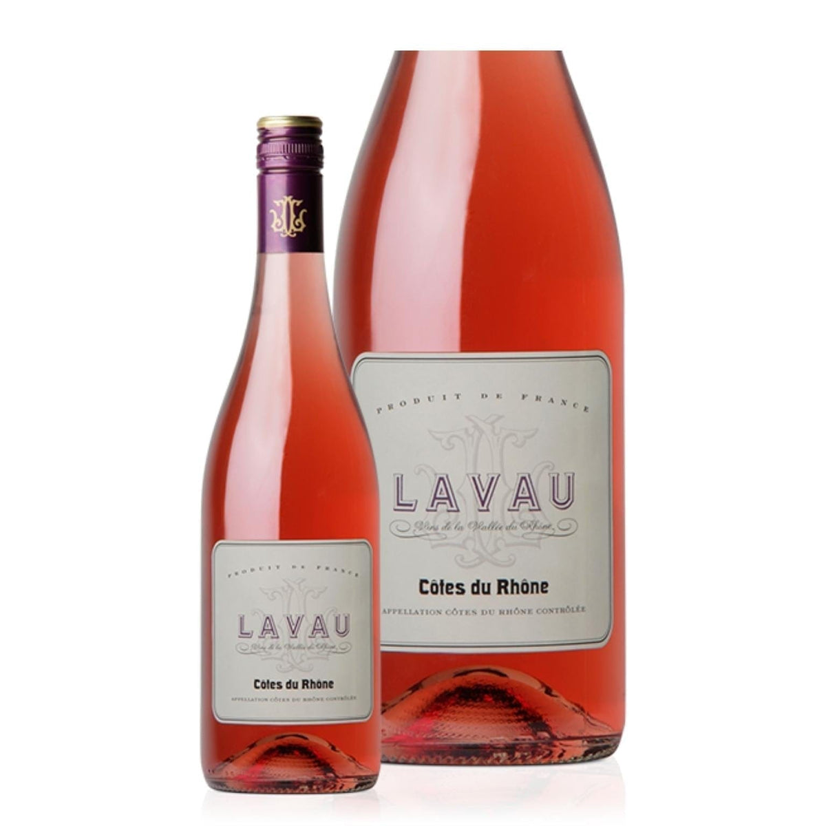 Personalised Lavau Côtes du Rhone Rose 13% 750ml