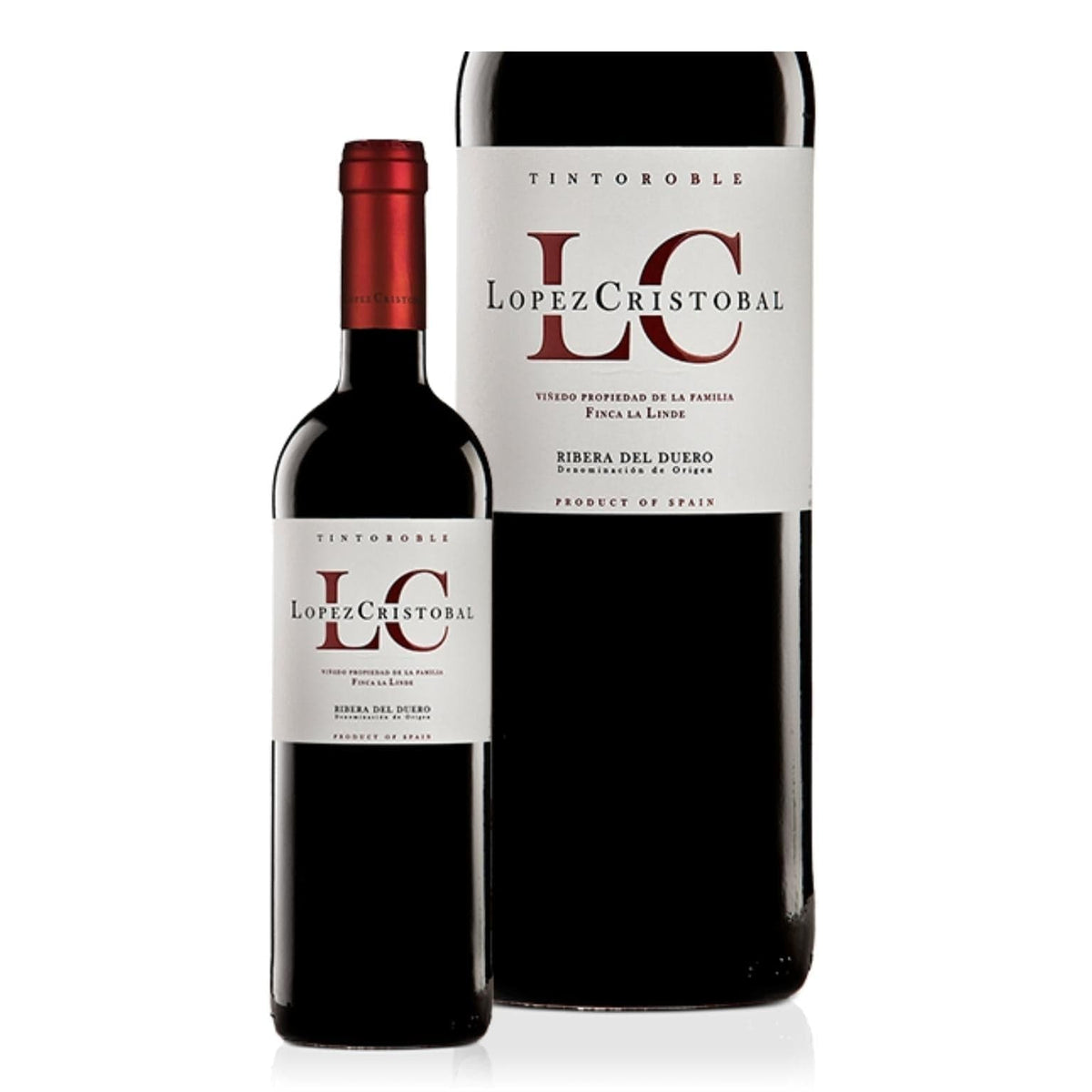 Personalised Lopez Cristobal Roble Ribera del Duero 2019 14% 750ml