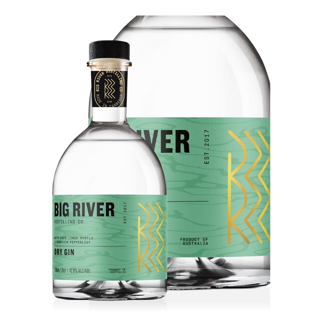 Personalised Big River Distilling Co. Dry Gin 42% 700ml