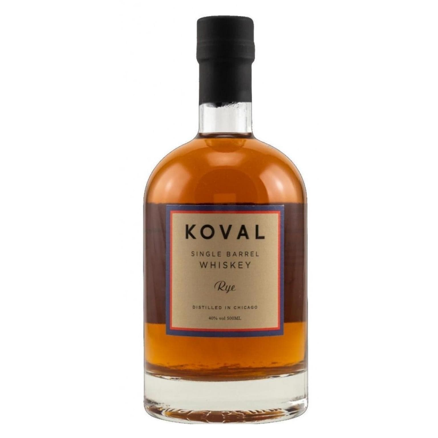 PERSONALISED KOVAL RYE WHISKY 40% 500ML