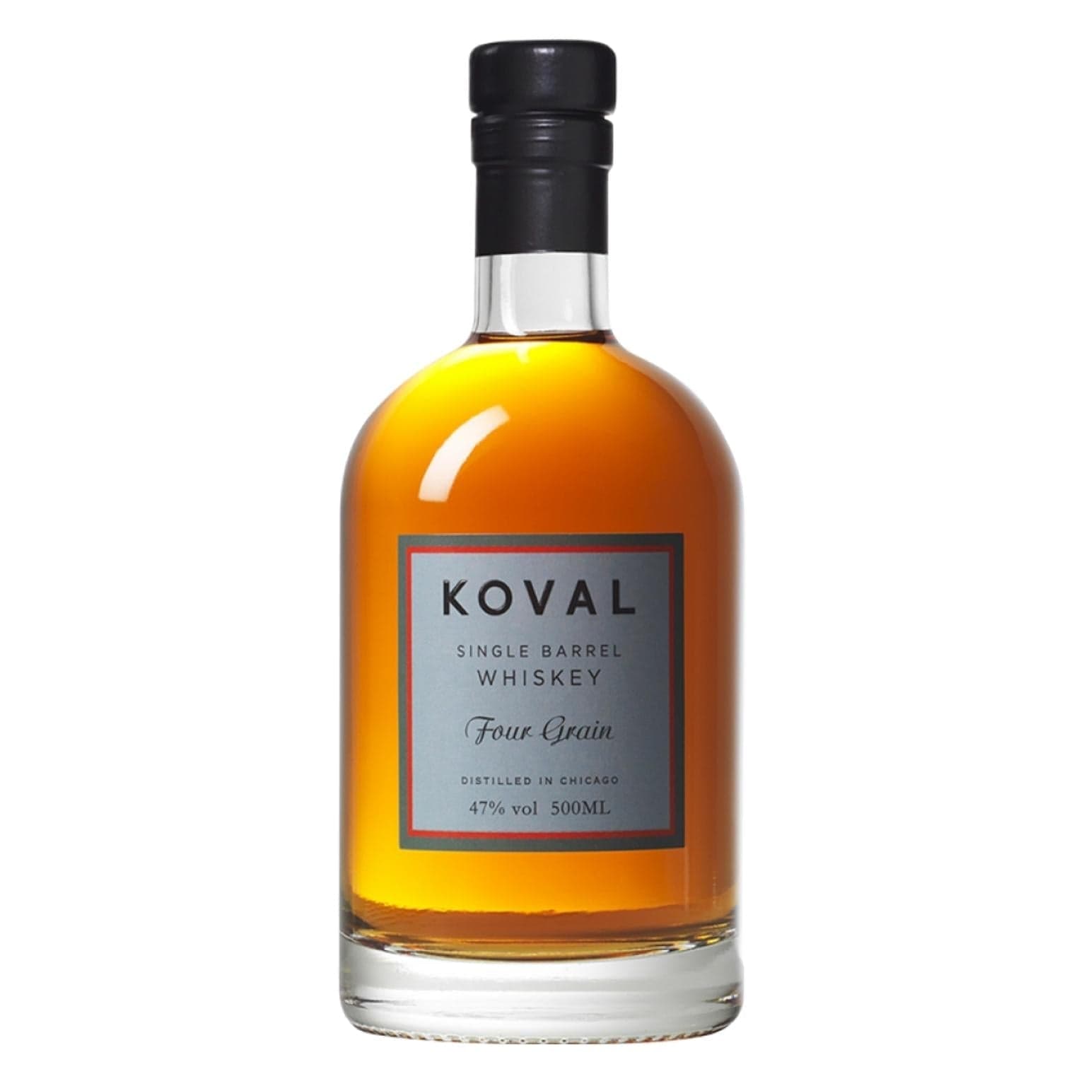 PERSONALISED KOVAL FOUR GRAIN WHISKY 47% 500ML